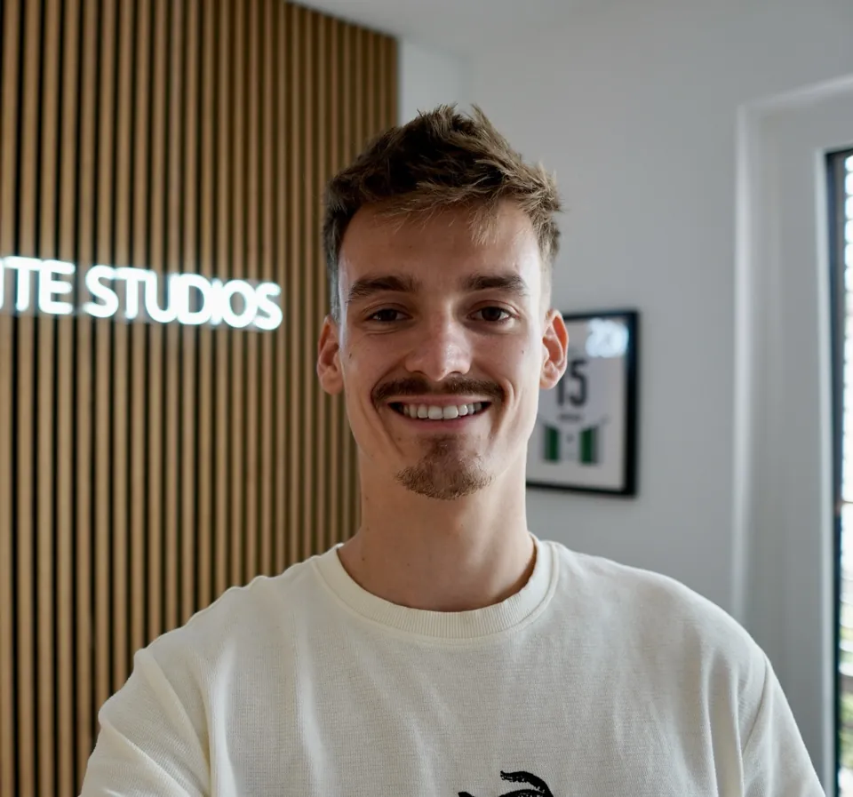 Felix Hüsgen im Studio